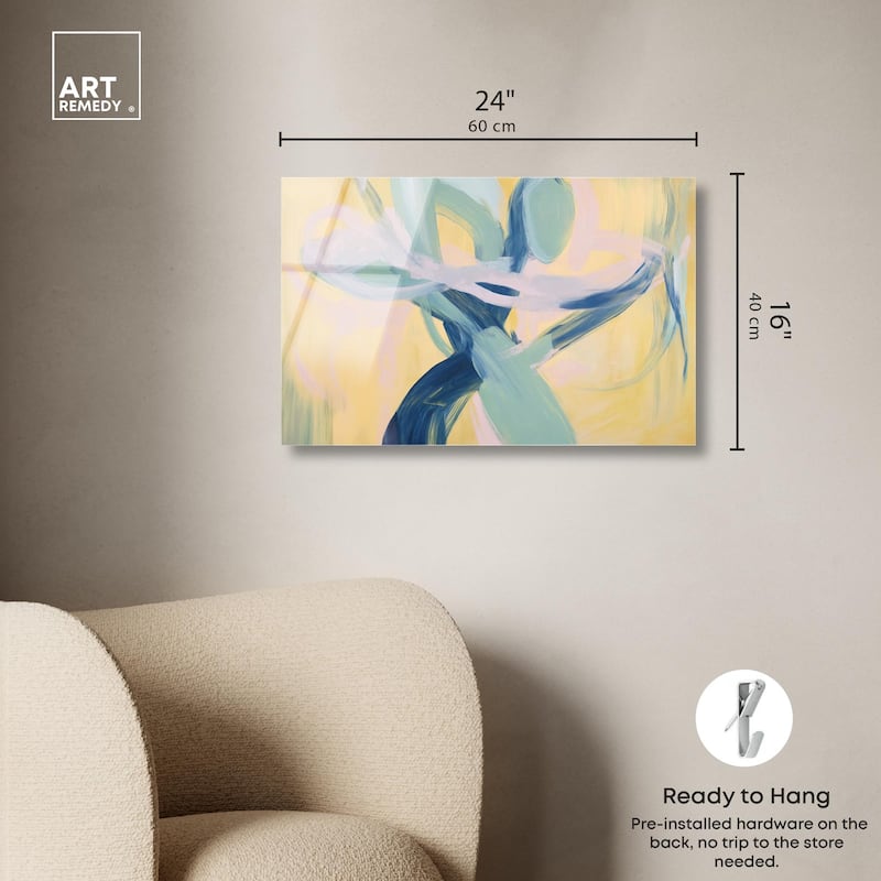 Entangled Embrace II Acrylic by Art Remedy, Ready to Hang
