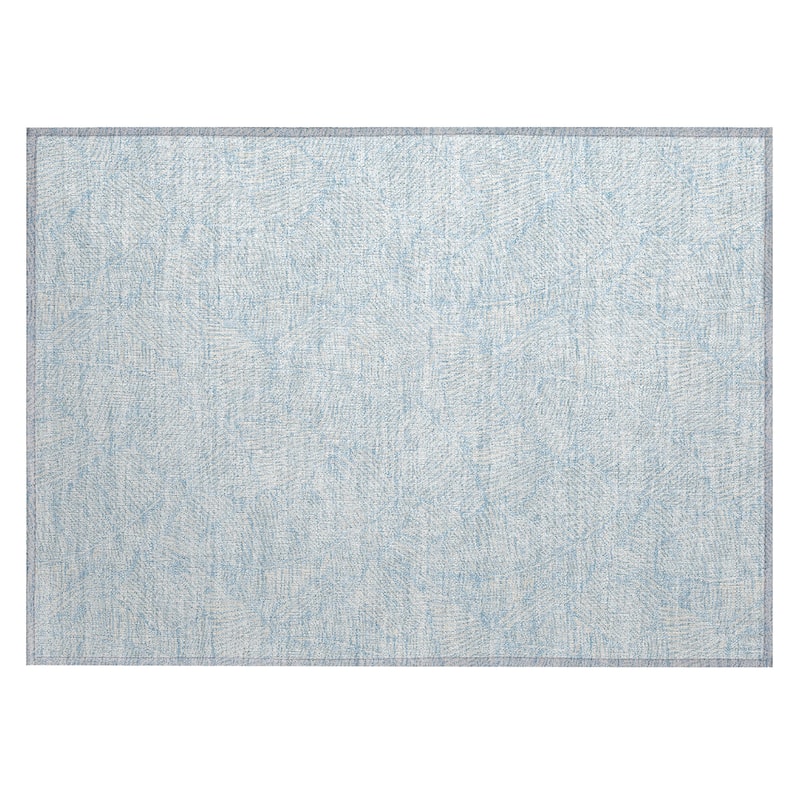 Machine Washable Indoor/ Outdoor Chantille Tropical Palm Rug