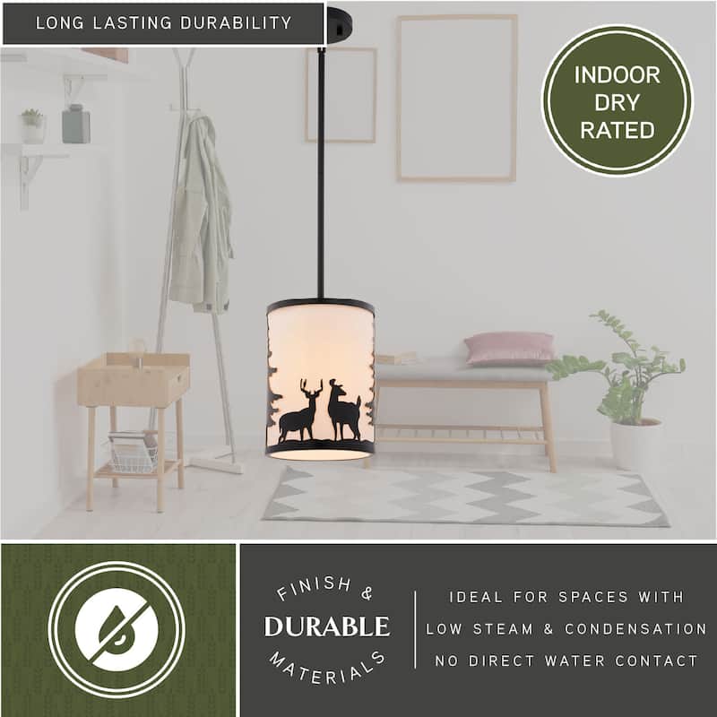Vaxcel Lighting P0417 8" Wide Suspension Mini Pendant