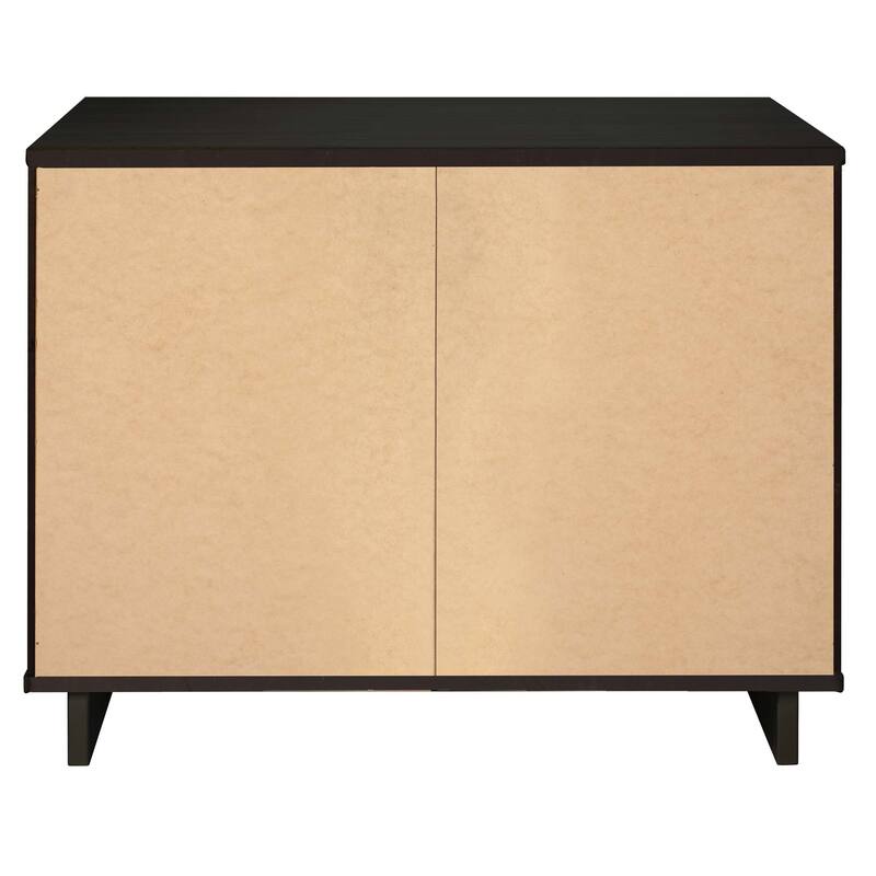 Manhattan Comfort 3-Piece Granville Modern Solid Wood Dresser Chest and Nighstand Set.