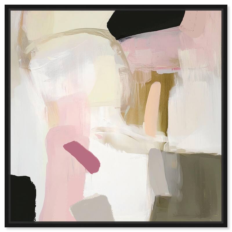 Dynamic Color III Canvas by Art Remedy - Black - 24" x 24"