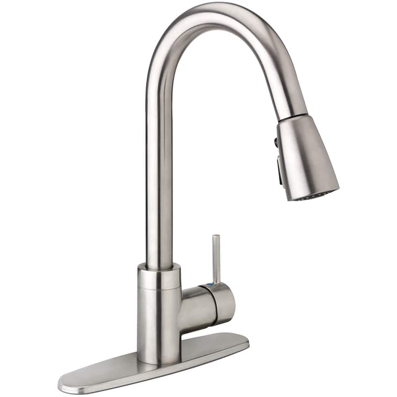 Belanger URB78CBN Single Handle Pull-Down Kitchen Faucet, Brushed Nickel