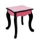 preview thumbnail 6 of 7, Teamson Kids - Fashion Leopard Prints Gisele Play Vanity Set - Pink, Black - 23.5 x 11.5 x 38.5