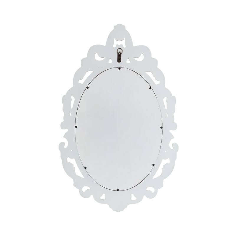 Kate and Laurel Pietra Carved Wall Mirror - 20x32