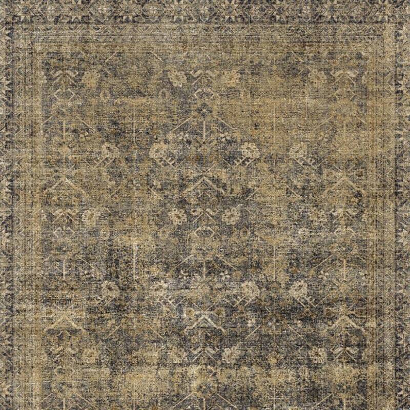 HomeRoots Medallion Traditional Rectangle Area Rug