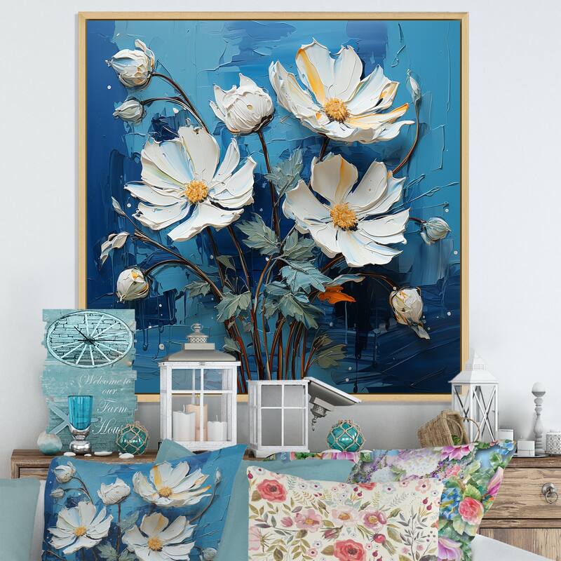 Designart "Popart Colorful Cameras " Pop Art Framed Wall Decor - 34 in. wide x 44 in. high - Gold