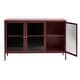 preview thumbnail 27 of 27, Rye Studio Brianne Modern Metal & Glass 3-Door Sideboard