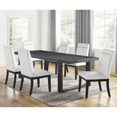 Steve Silver Yantis Modern 7-Piece Dining Set
