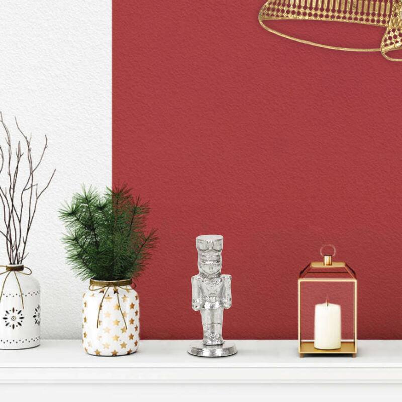 Clara Silver Cast Iron Nutcracker Figurine