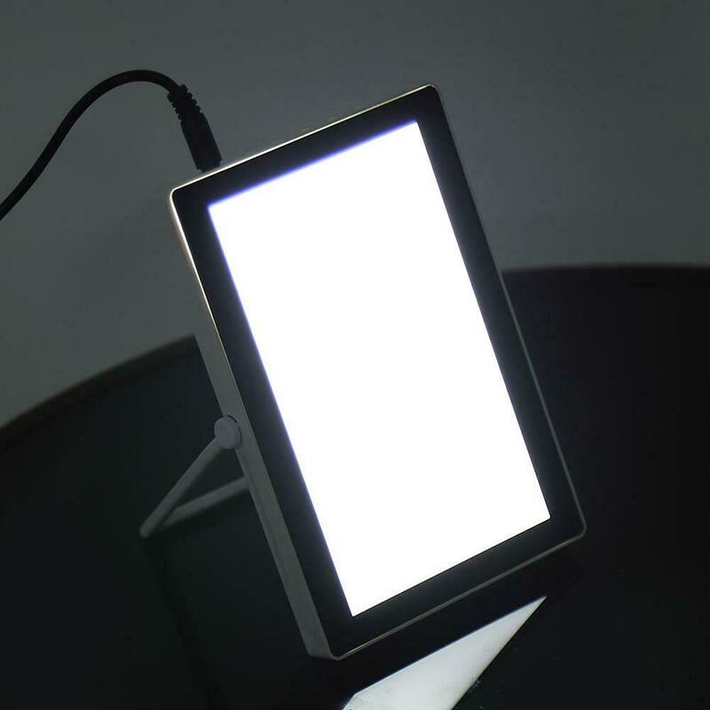 Time adjustable Portable Therapy Light Energy 5000-35000 Lux Bright LED Light Box Tracer - 16.5*11.5*0.2CM