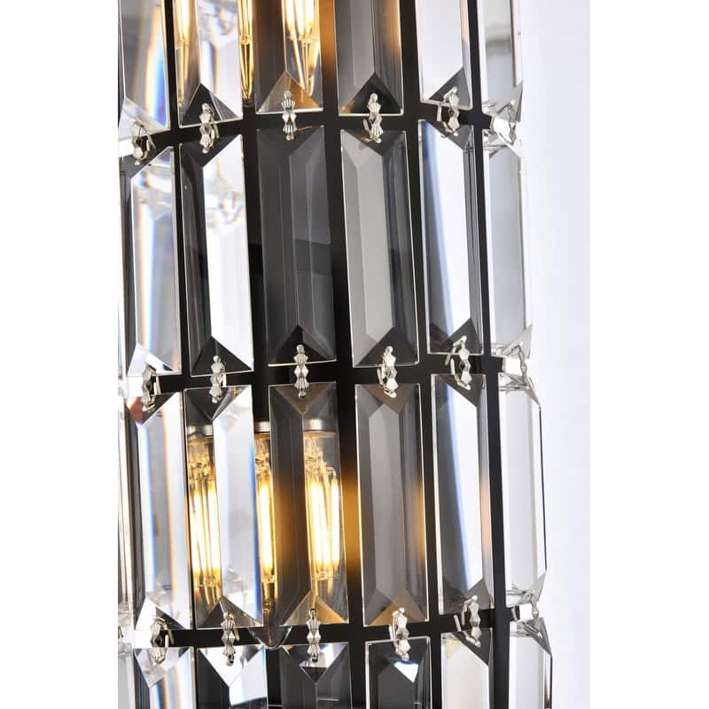 Somette Lausanne 2-light Royal Cut Crystal