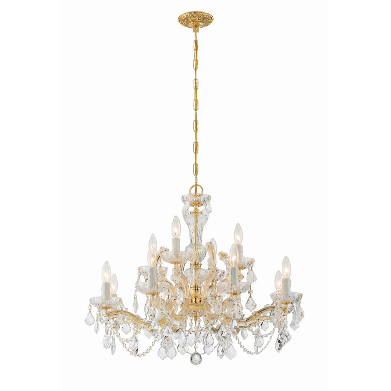 Crystorama Lighting Group Maria Theresa 12 Light 30" Wide Chandelier
