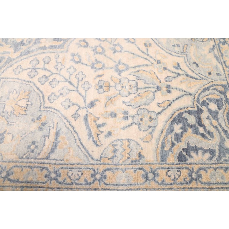 ECARPETGALLERY Hand-knotted Jamshidpour Ivory Wool Rug - 8'11 x 11'11