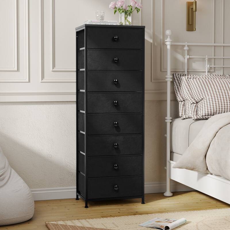 8 Drawers Chest Storage Tower Organizer Unit for Bedroom