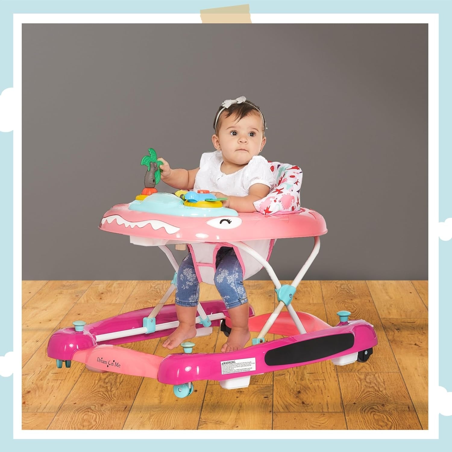 Dream On Me Baby Steps 2-in-1 Activity Walker