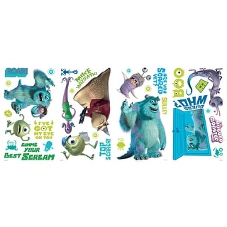 Blue Monsters Inc Wall Decals by RoomMates