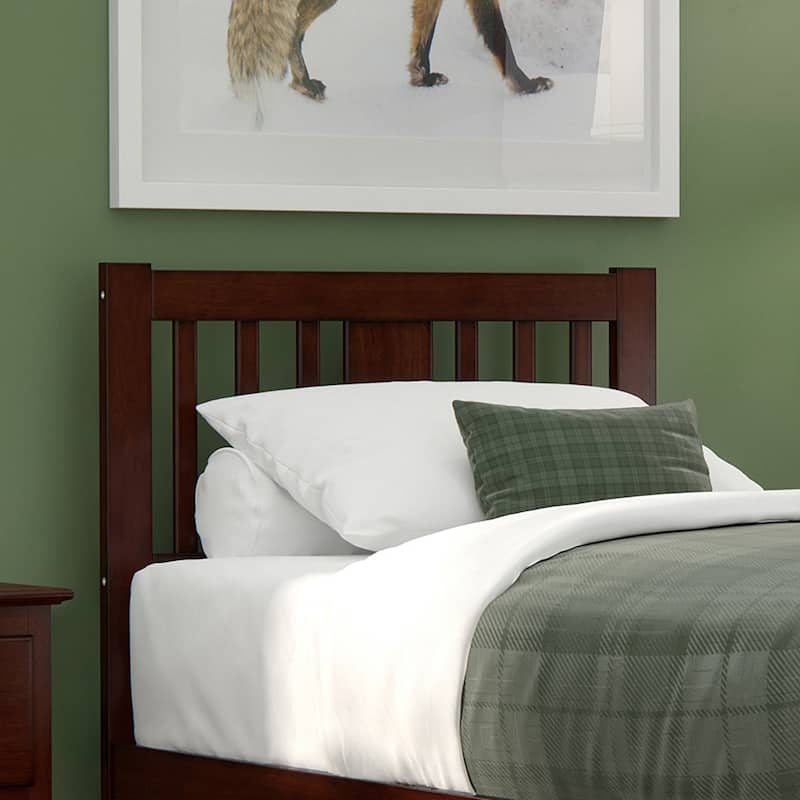 AFI Tahoe Slatted Wood Headboard - Walnut - Twin