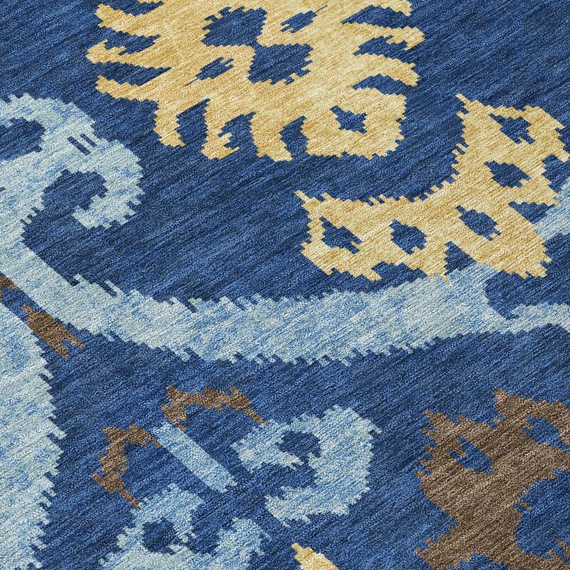 Machine Washable Indoor/ Outdoor Global Empire Chantille Rug