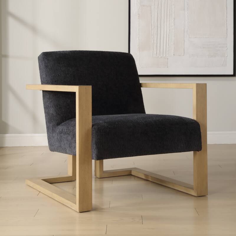 Uttermost Suspend Modern Accent Chair - 33.5" H x 31.5" W x 36.5" D