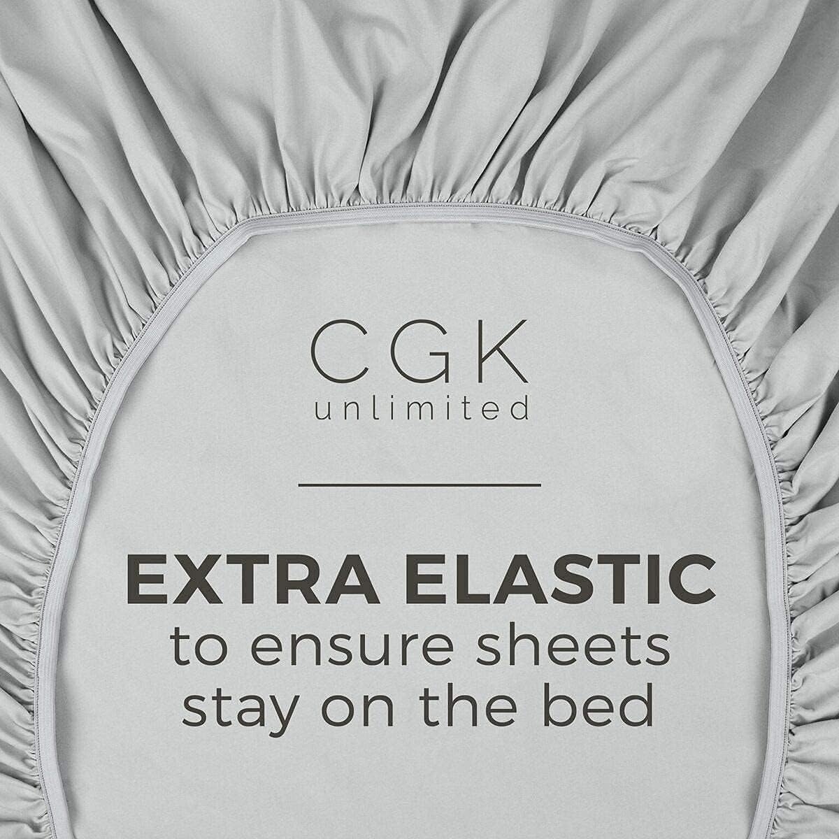 CGK Linens Microfiber 8" - 16" Deep Pocket Soft Fitted Sheet - Picture 48 of 413