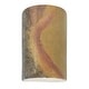 preview thumbnail 46 of 45, Justice Design Ambiance - Large Cylinder Wall Sconce - Closed Top - Replaceable Bulb Harvest Yellow Slate