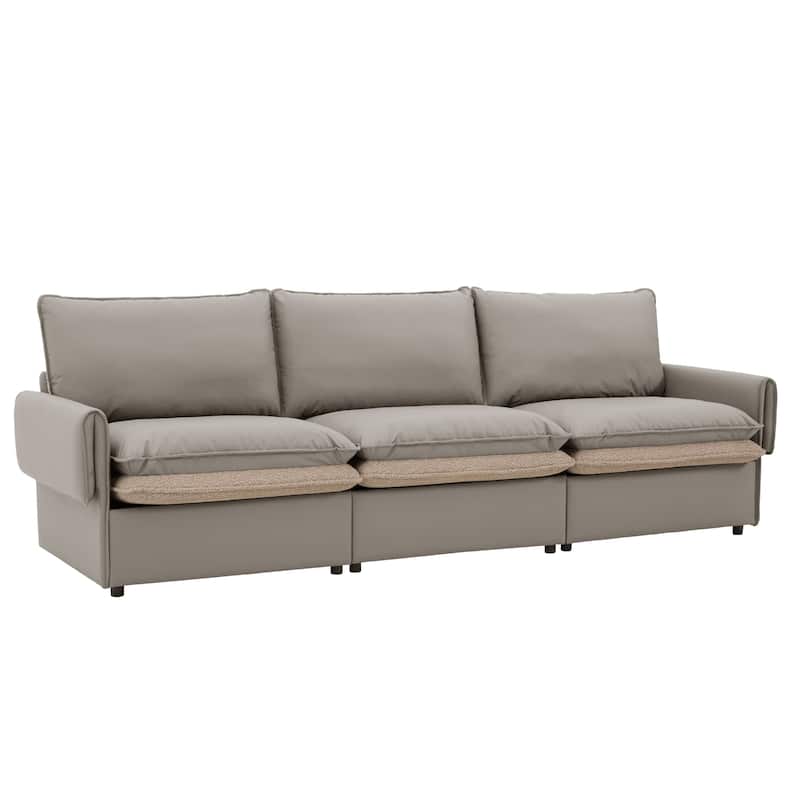 Modular Armchair with Dual Cushions