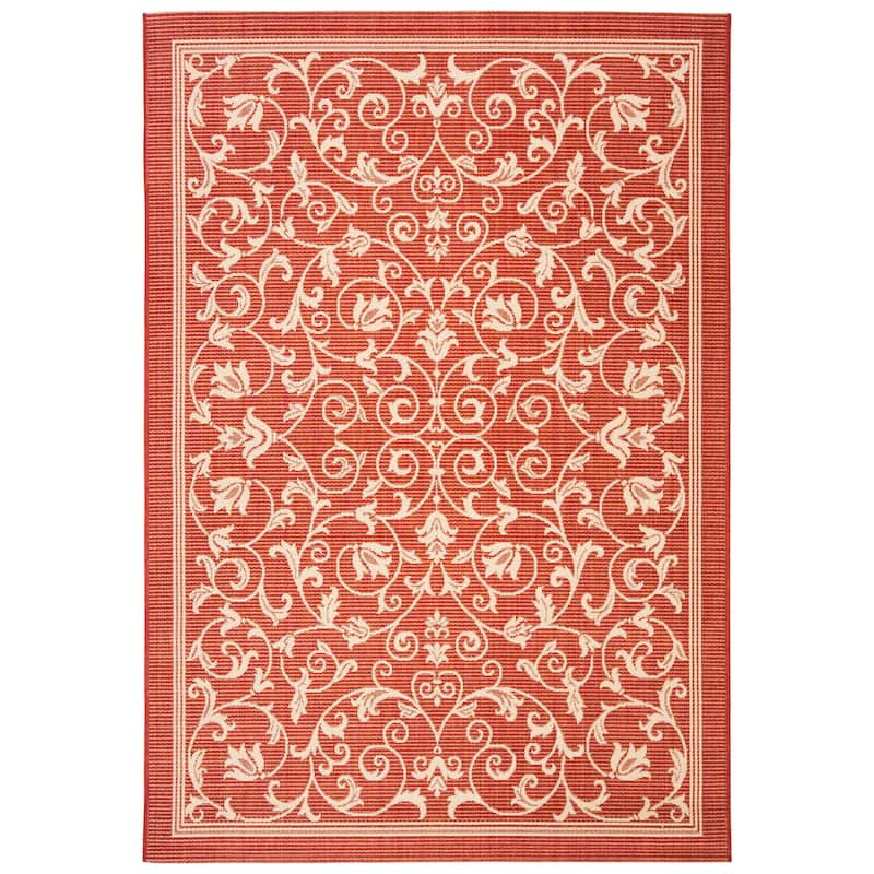 SAFAVIEH Courtyard Clarine Indoor/ Outdoor Waterproof Patio Backyard Rug