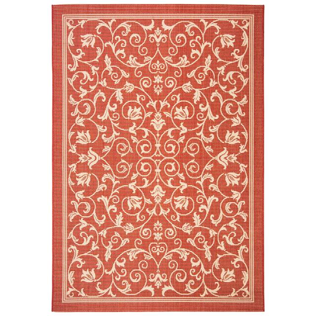 SAFAVIEH Courtyard Clarine Indoor/ Outdoor Waterproof Patio Backyard Rug