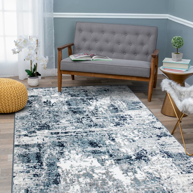 World Rug Gallery Modern Abstract Shades Area Rug