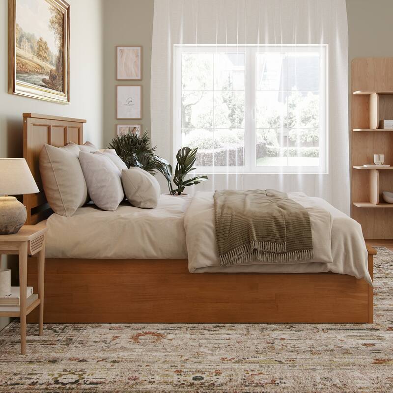 AFI Madison Platform Bed with Matching Footboard & Trundle