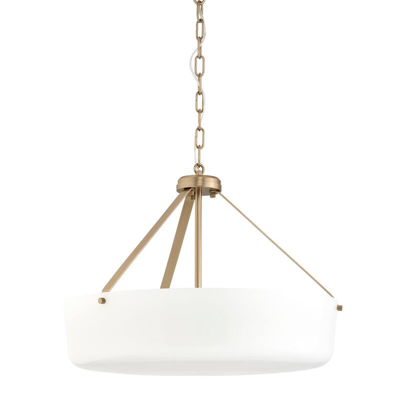 Progress Lighting P500508 Lieon 3 Light 21" Wide Pendant / Converts to - Champagne Bronze
