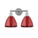 Option Polished Chrome / Red