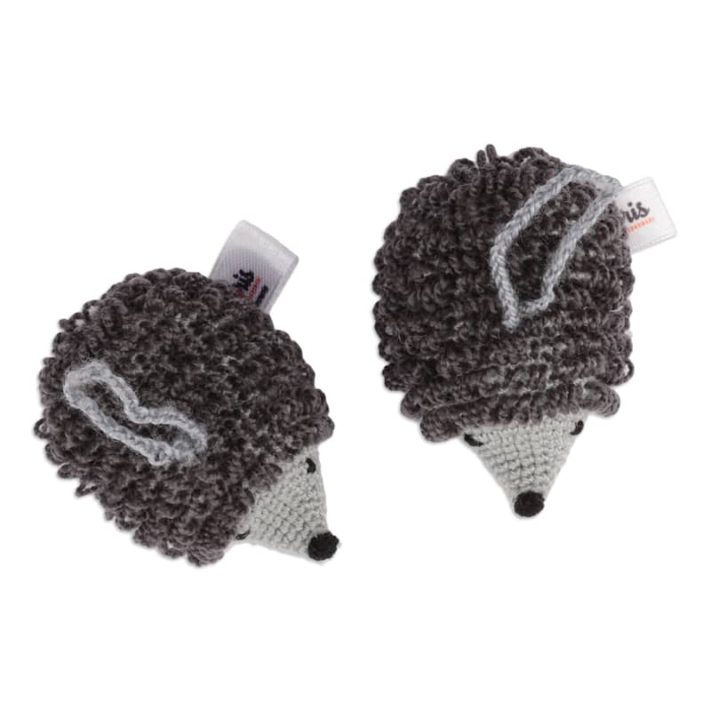 Novica Handmade Spiky Celebration Crocheted Ornaments (Pair)