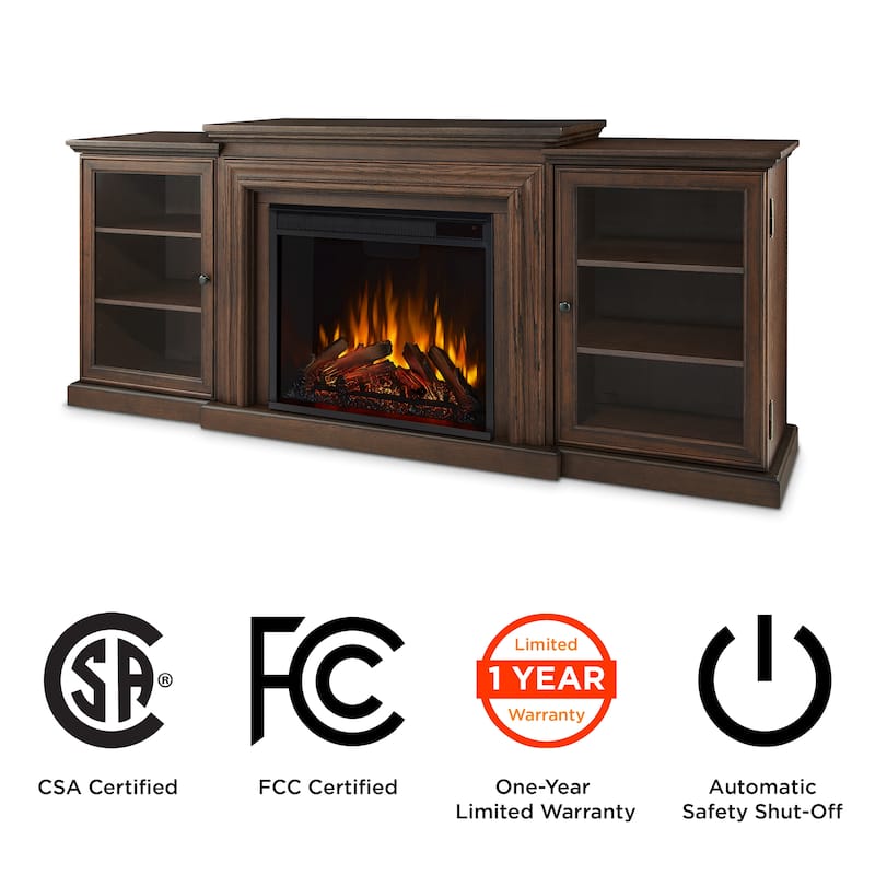 Frederick 72" Electric TV Stand Fireplace by Real Flame