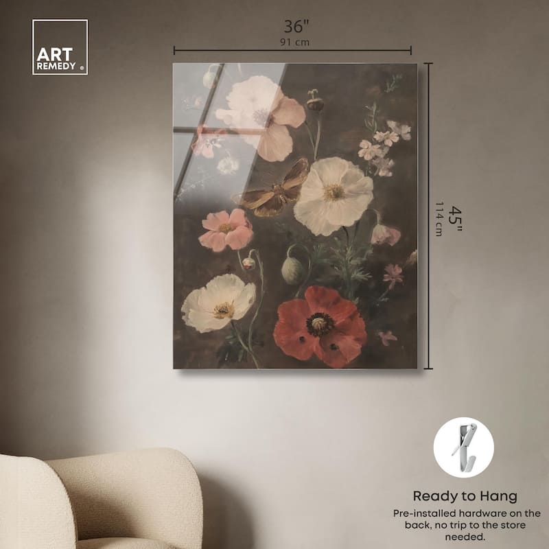 Vintage Botanicals II Acrylic by Art Remedy, Ready to Hang
