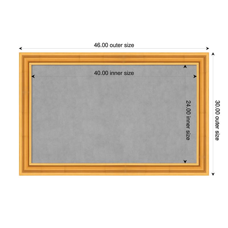 Amanti Art Sierra Black Brown Framed - 46 x 30 in - Sierra Gold