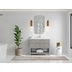 preview thumbnail 83 of 128, Willow Collections 42 x 22 Parker Single Bowl Sink Bathroom Vanity with 2 in Quartz