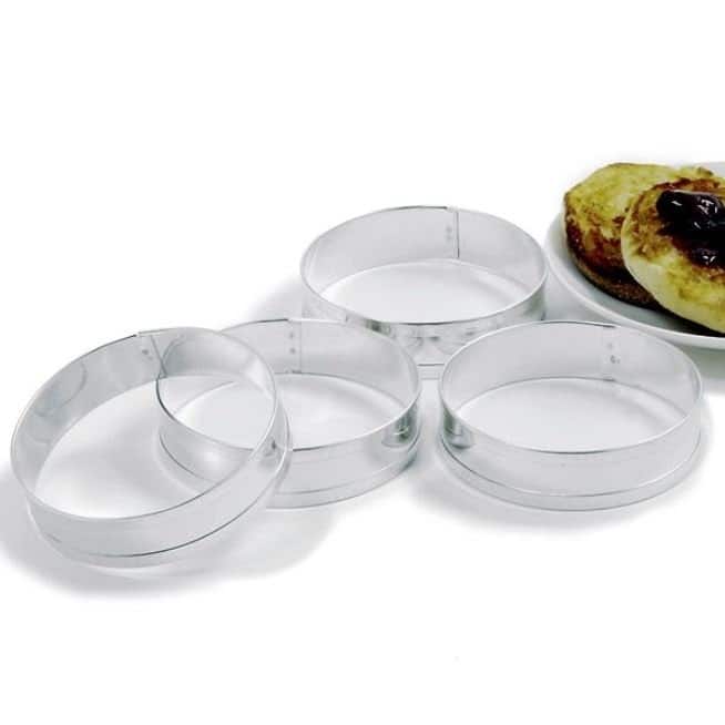 Norpro 3.5" English Muffin Rings - Set of 4
