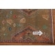 preview thumbnail 15 of 18, Tribal Traditional Shiraz Persian Area Rug Hand-knotted Wool Carpet - 4'7" x 7'7"