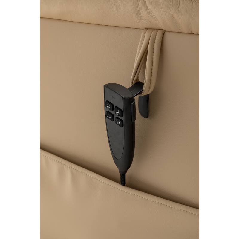 Electric Lift Recliner with Heat Massage, Ergonomic Home Theater Lounge Sofa, Recliner with USB Charging & Side Pockets
