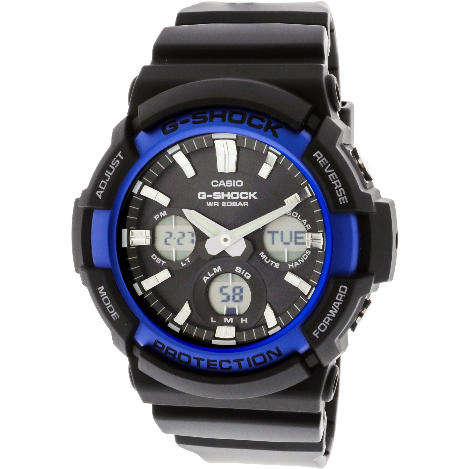 g shock blue line