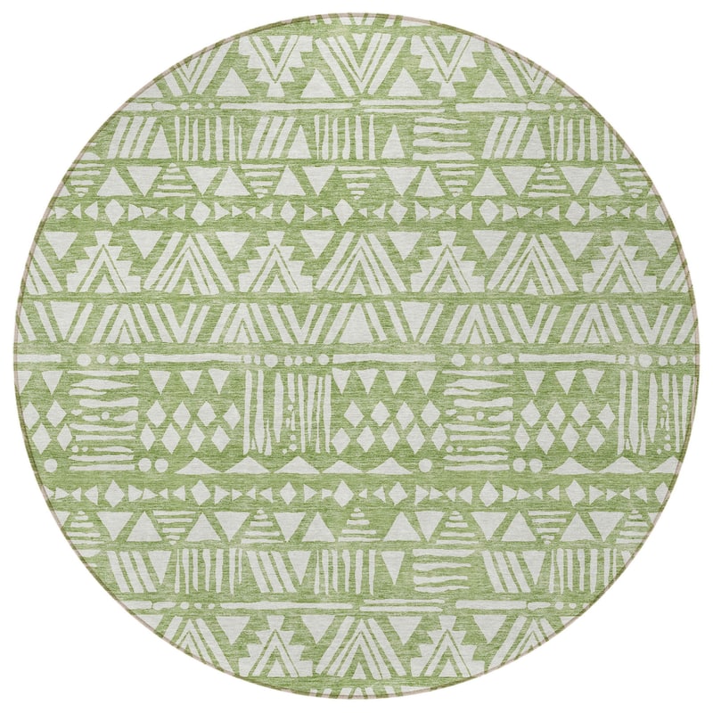 HomeRoots Southwestern Transitional Rectangle Outdoor Rug