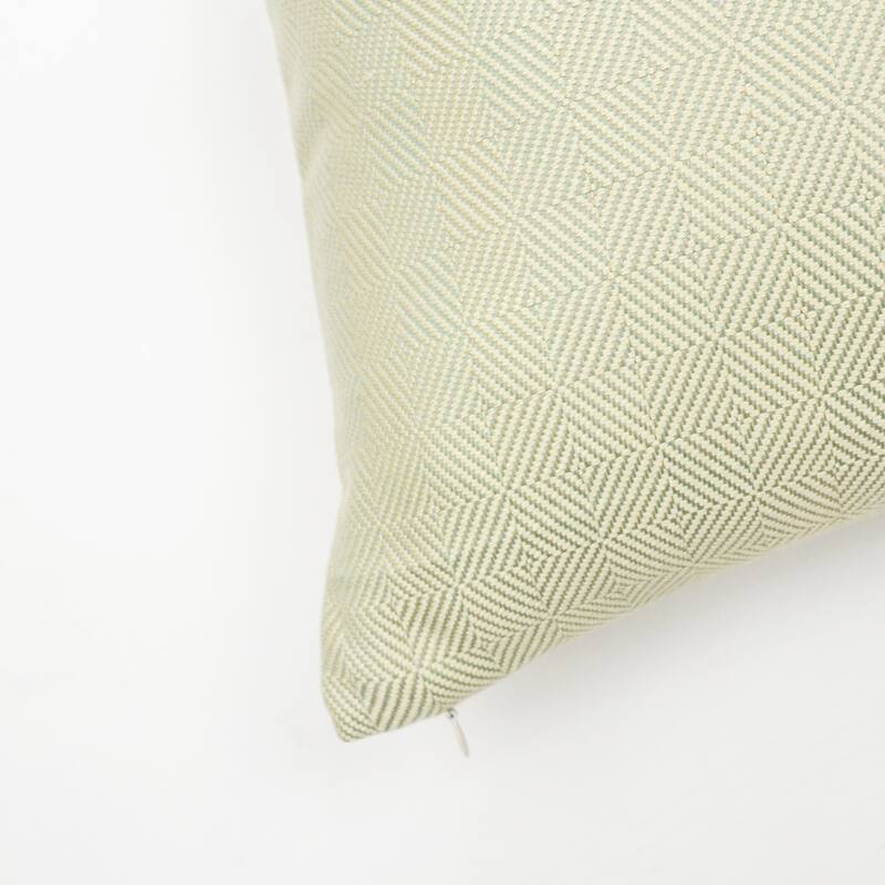 Jiti Indoor Classic Transitional Herringbone Woven Jacquard Patterned Decorative Square Throw Pillows 20 x 20