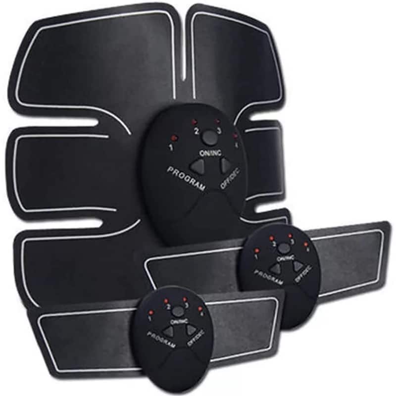Pursonic Abdominal Muscle Toner Massager - N/A - Black
