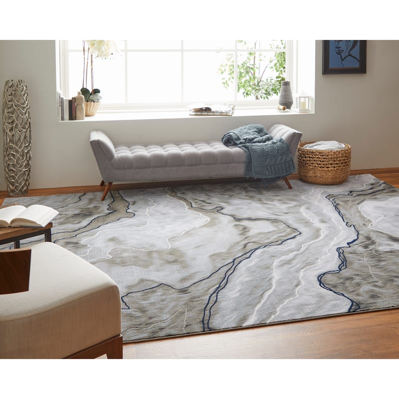 Javers Abstract Modern Area Rug