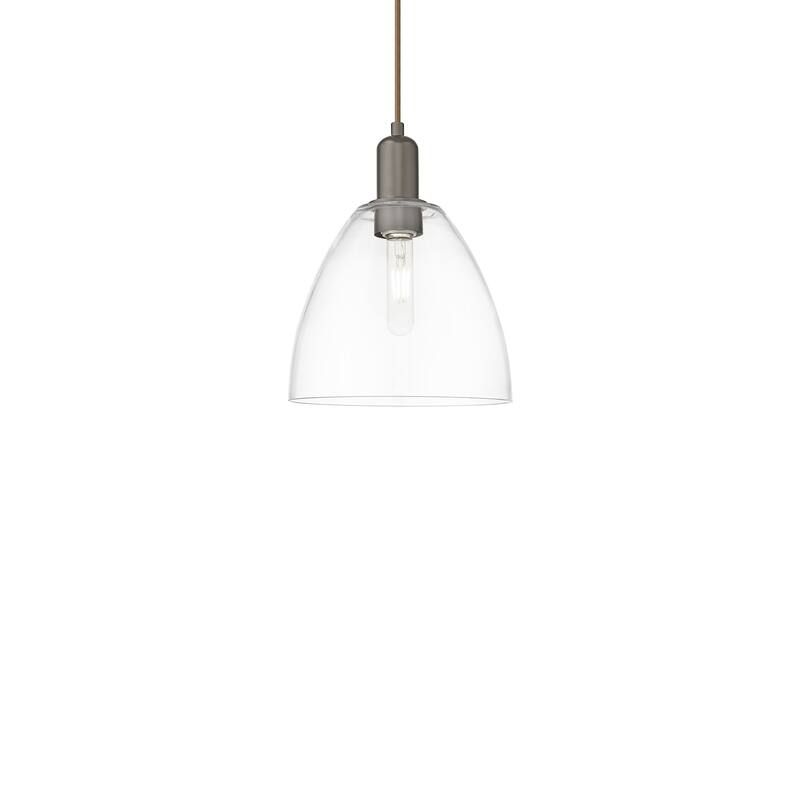 Innovations Lighting 716-1P-13-9 Bristol Pendant Bristol 9" Wide Mini - Oil Rubbed Bronze / Clear