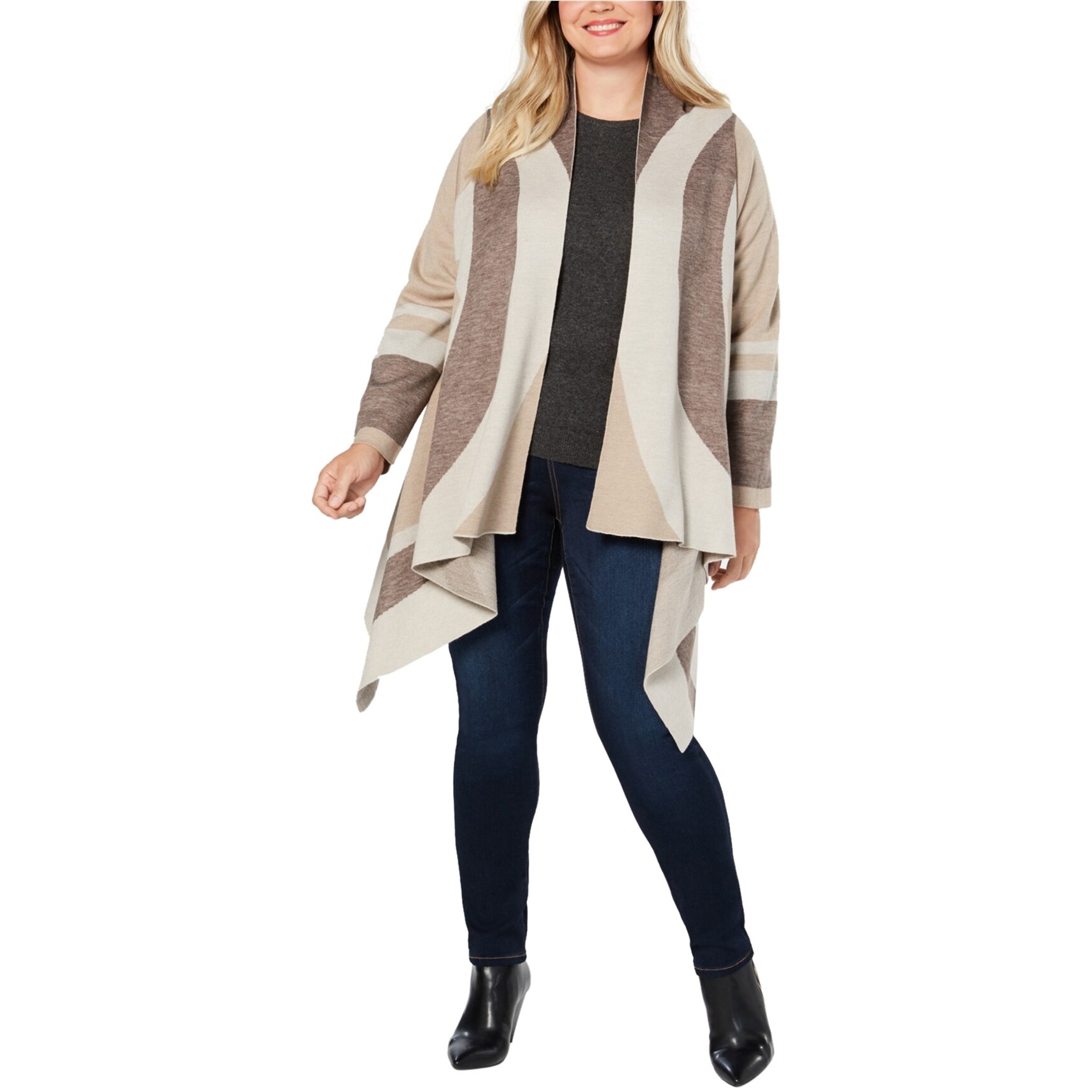 womens draped cardigan