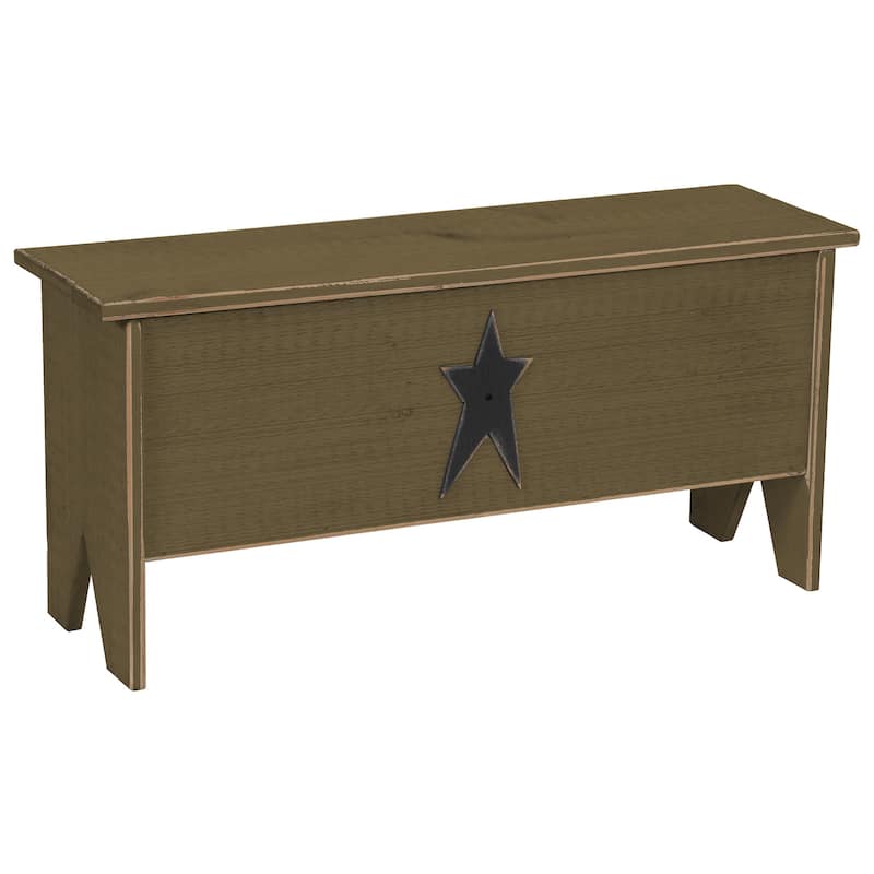 Farmhouse Treasure Chest - 4 Foot - Olive Green