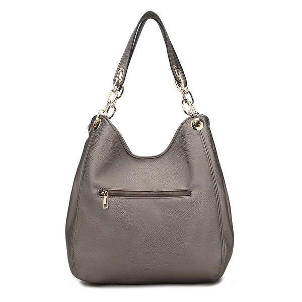 grey hobo shoulder bag