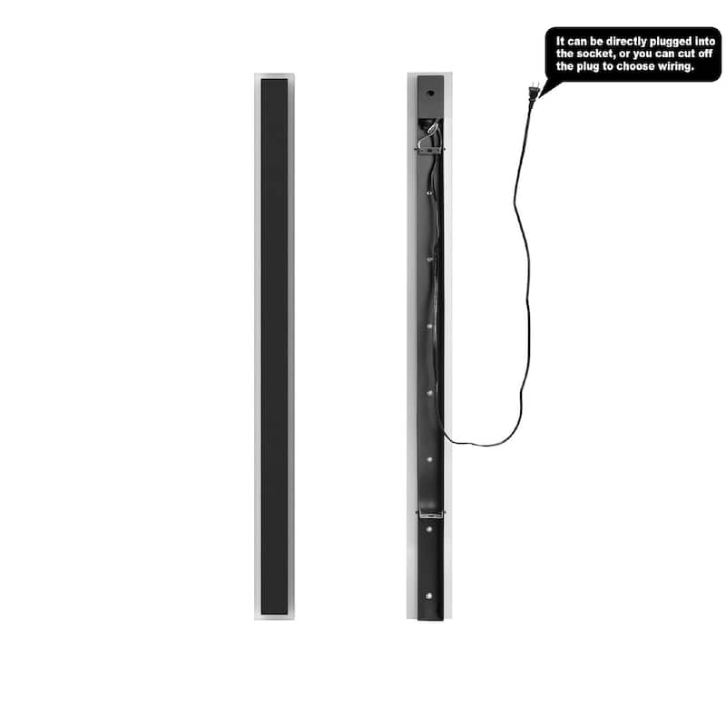 2-Pack 40" Outdoor Long Strip Modern LED Wall Lighting Fixture Lamps